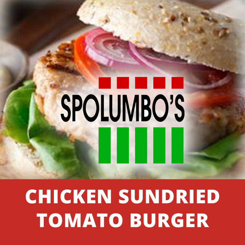 Chicken Sundried Tomato Burgers (35 x 6oz Patties)
